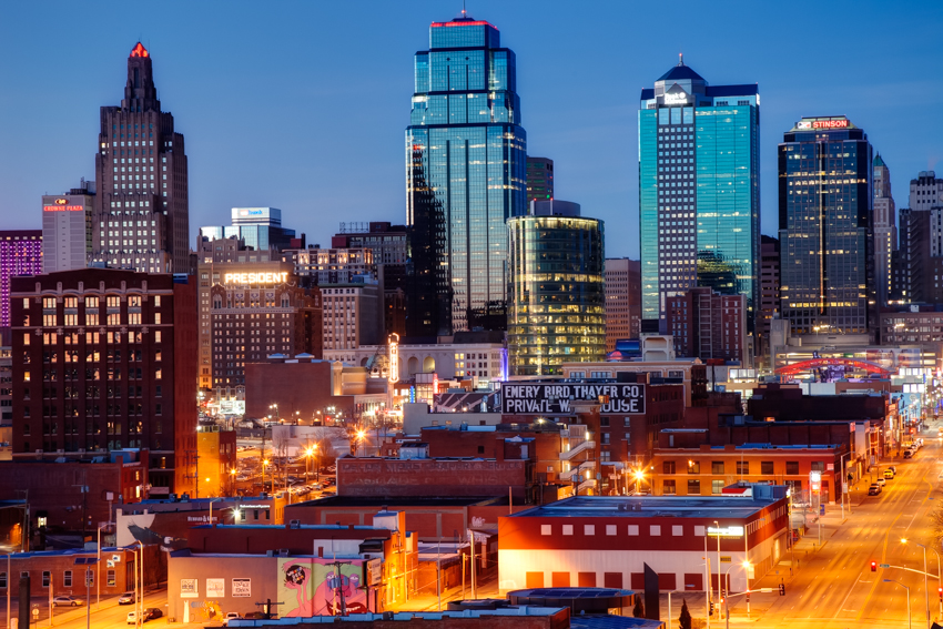 Kansas City Skyline from Firestone Building
