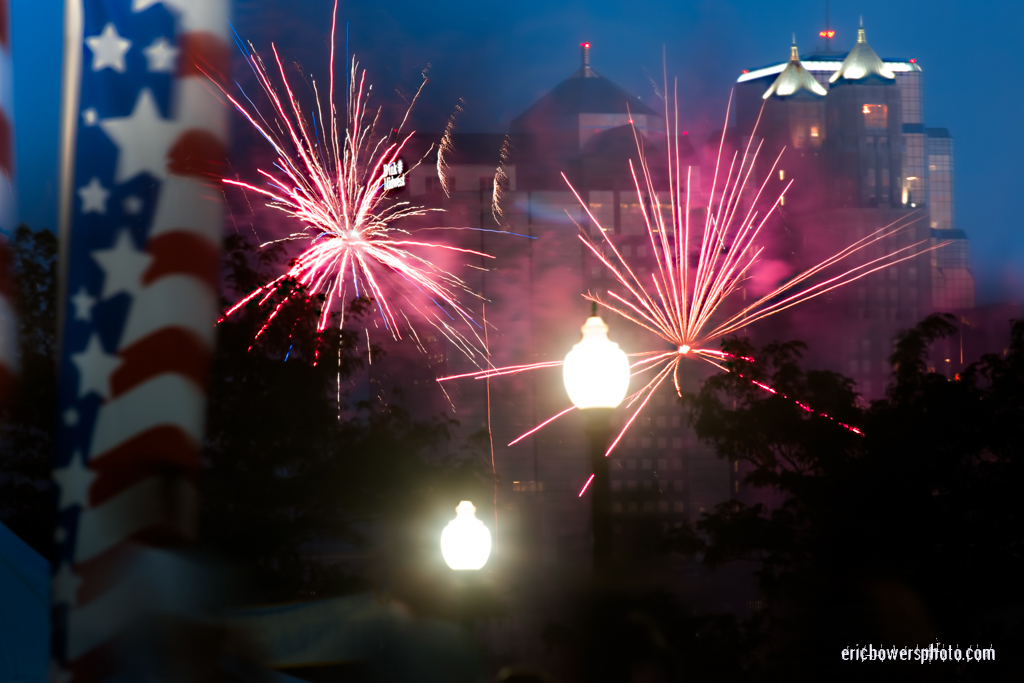 Riverfest Fireworks With Kansas City Skyline - Photoblog