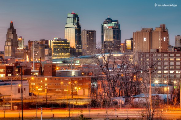 Downtown Kansas City Skyline In December - Eric Bowers Photoblog