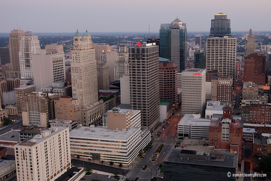 Downtown Kansas City Skyline Aerial Photo Set