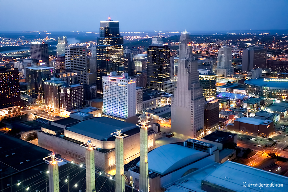 Downtown Kansas City Skyline Aerial Photo Set