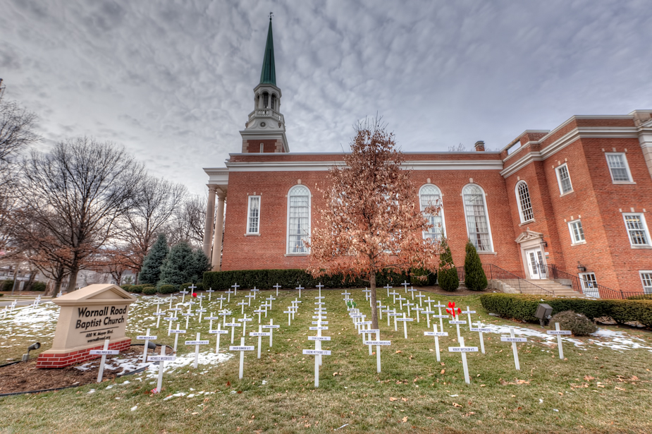 Crosses for murder victims