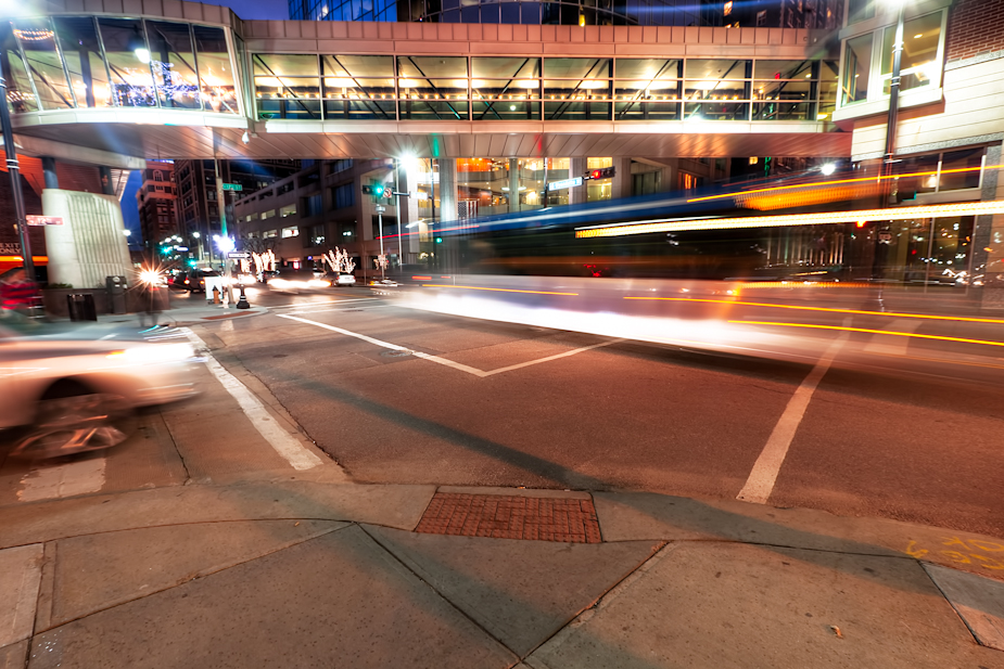 Kansas City Bus Motion Blur