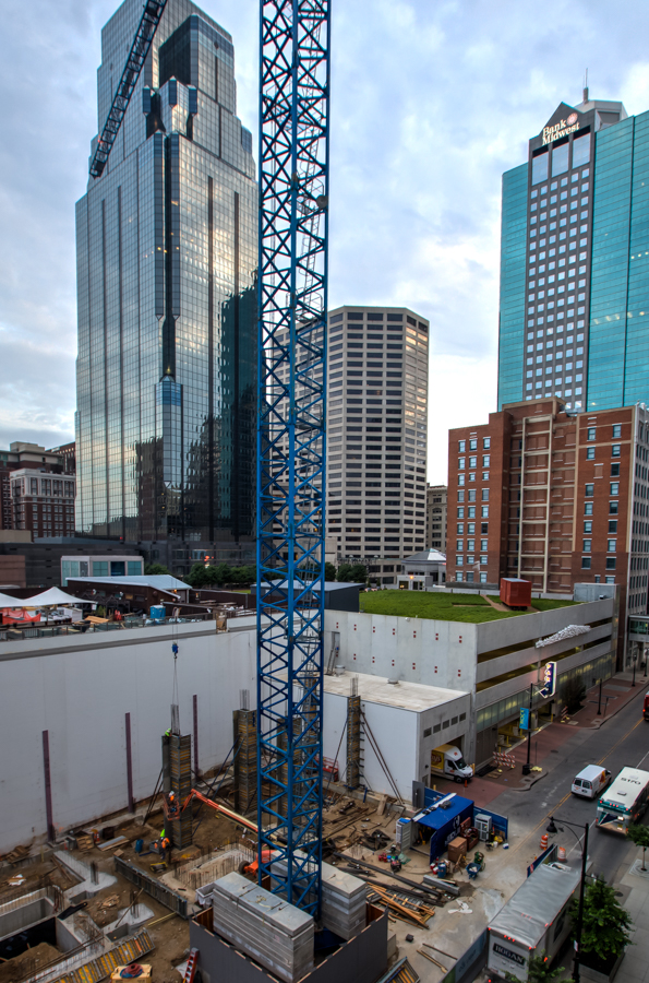 One Light Tower Construction Site, Downtown Kansas City - Eric Bowers