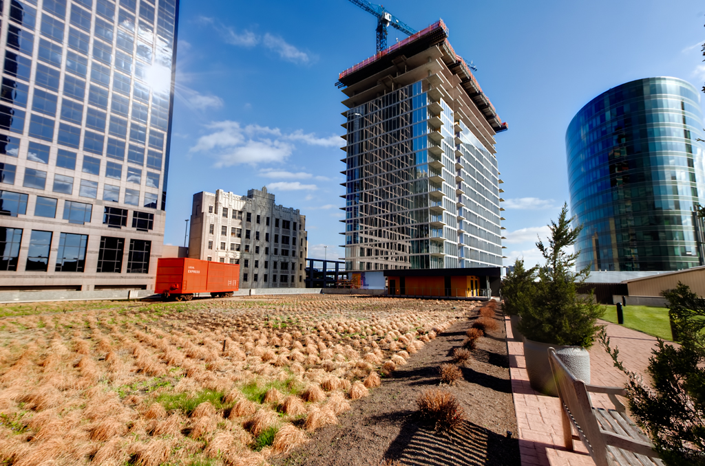 KC's One Light Tower Construction Progress from P&L Green Roof