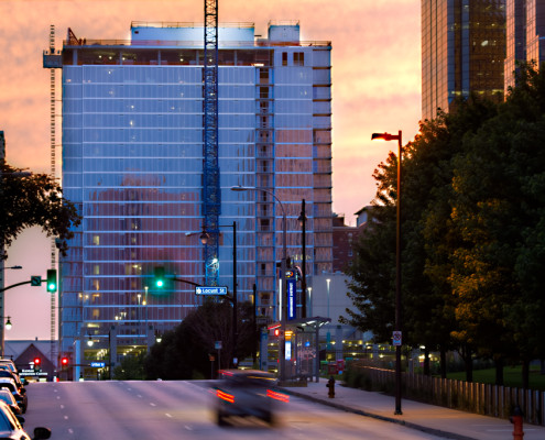 High Rise Construction Progress - One Light Tower, Downtown Kansas City