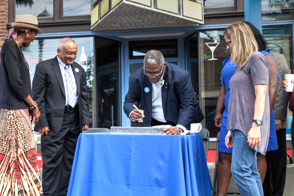 Mayor Sly James Rail Signing