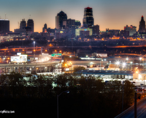 City Skyline at Sunrise