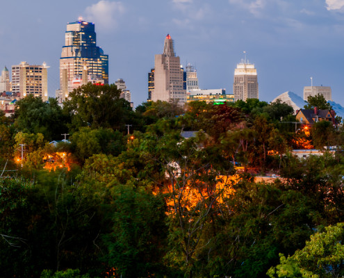 Downtown Kansas City Skyline Panorama Photography