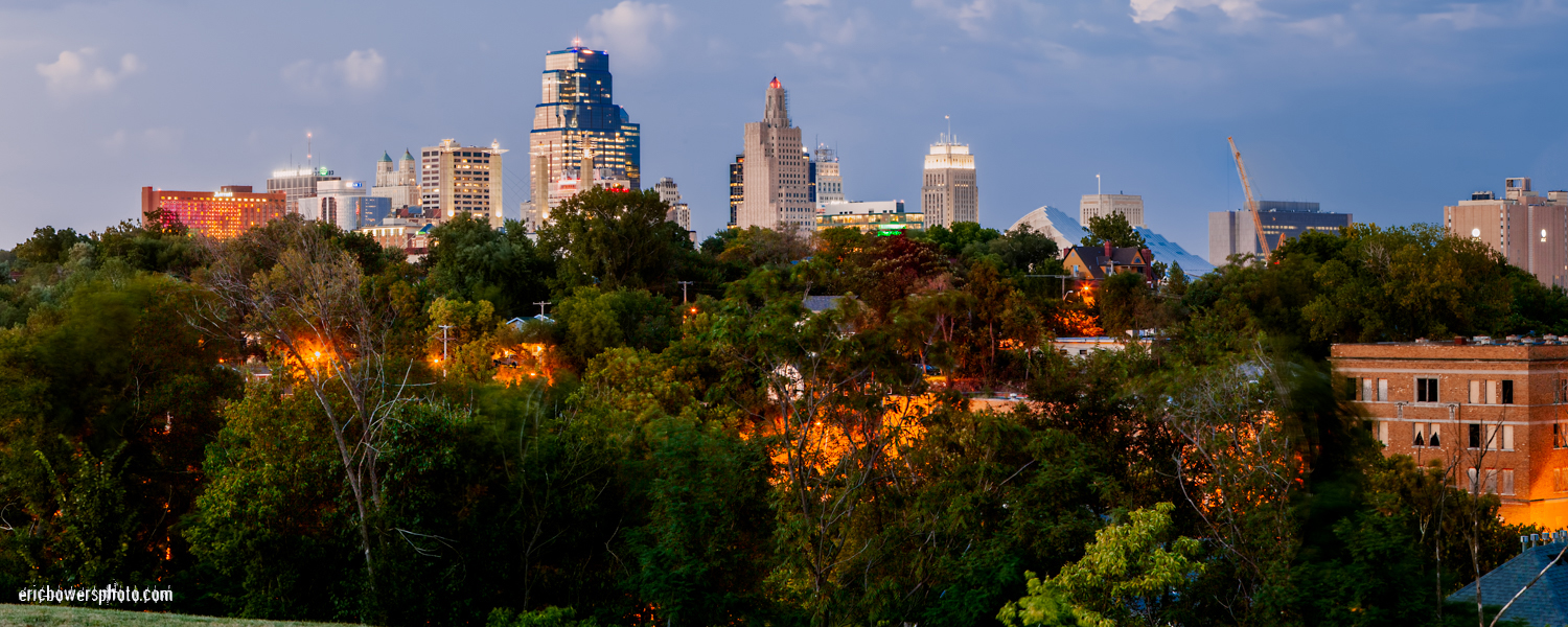 Downtown Kansas City Skyline Panorama Photography
