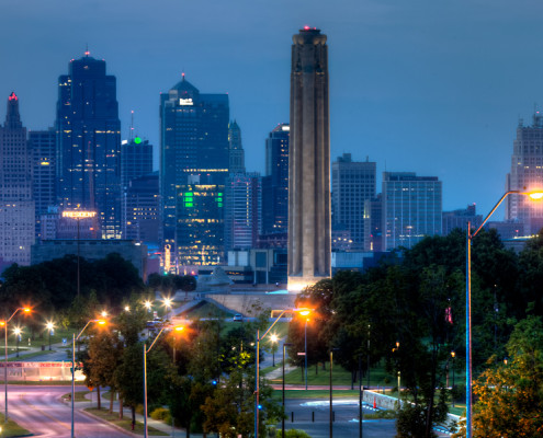 Downtown Kansas City Skyline Panorama Photos