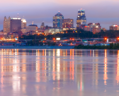 Kansas City skyline panorama