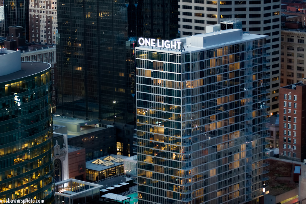 KC One Light Tower Aerial Photography