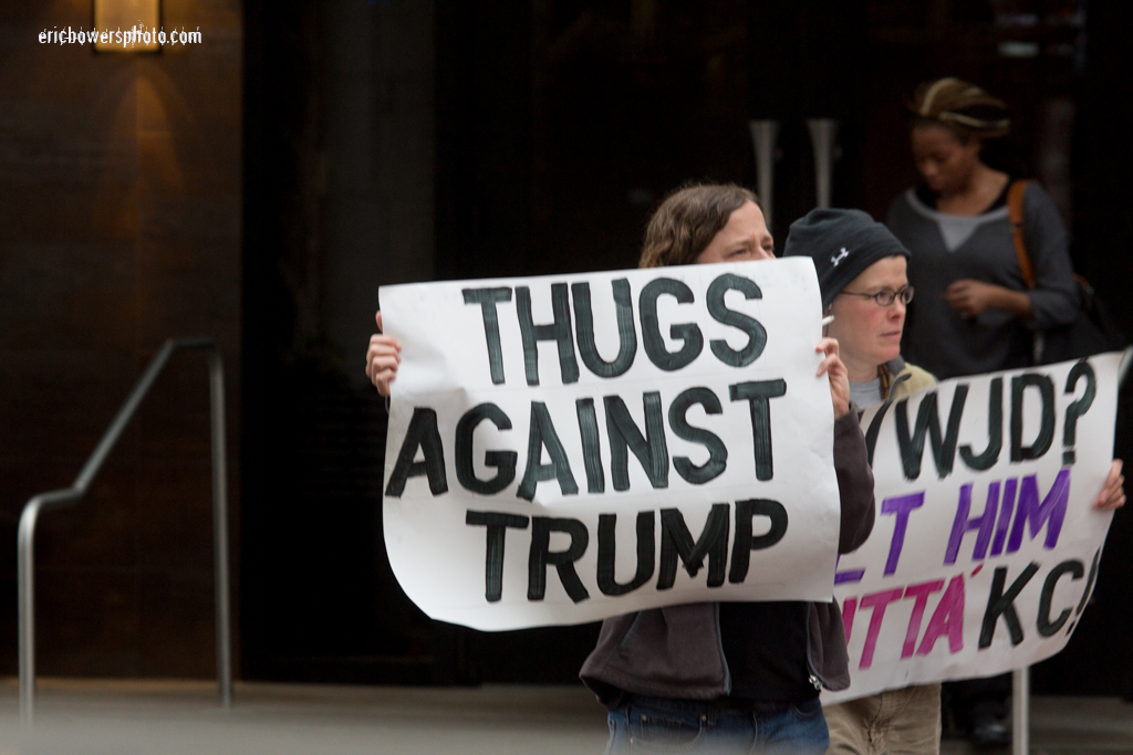 Kansas City's Protest of Donald Trump Rally