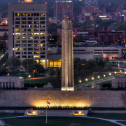 KC Liberty Memorial Sunrise Elevated View