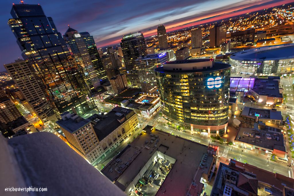 Kansas City Downtown Skyline Sunrise