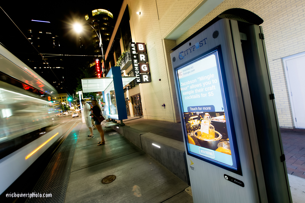 Smart City Post Kiosks with KC Streetcar