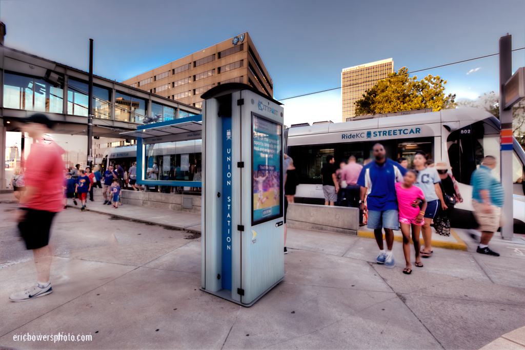 Smart City Post Kiosks with KC Streetcar