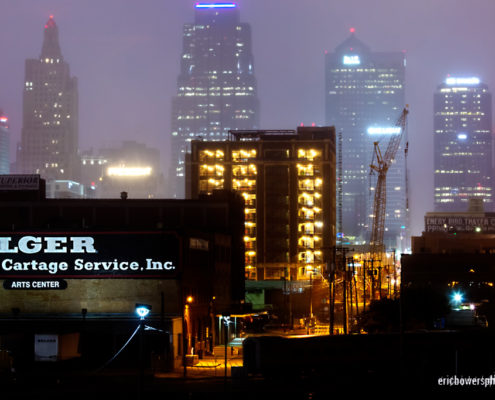 Rainstorm Over Downtown Kansas City