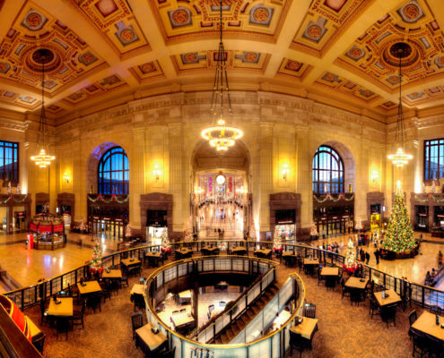 Kansas City Union Station Interior Panorama Pic