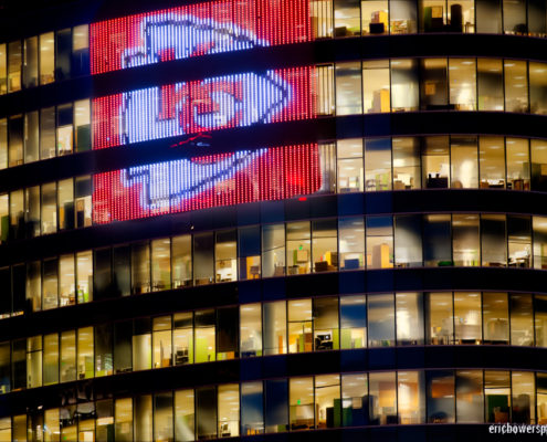 Kansas City Chiefs Highrise LED Display