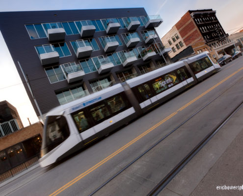 Main Streetcar Transit Line in Downtown Kansas City