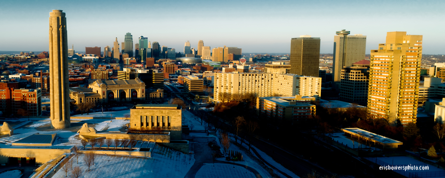 Kansas City's Drone's Eye Aerial View
