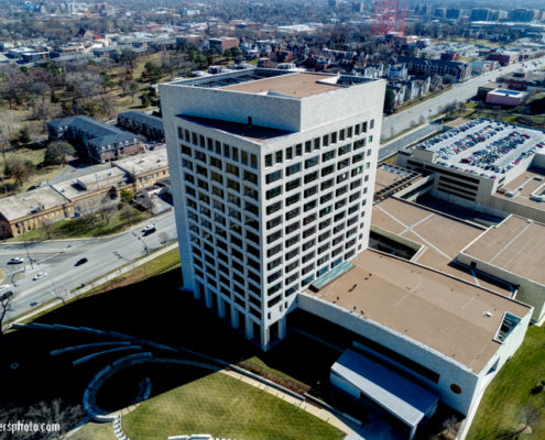 Kansas City Federal Reserve Daytime Aerial View