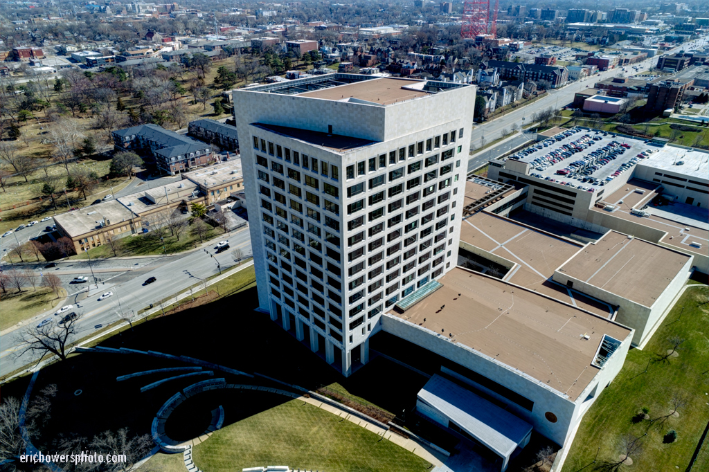 Kansas City Federal Reserve Daytime Aerial View