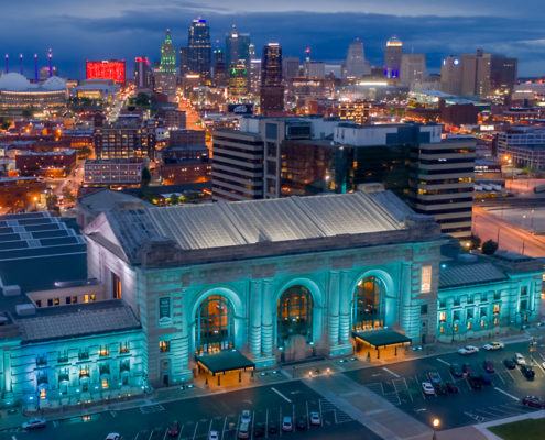 Downtown Kansas City Skyline with Union Station