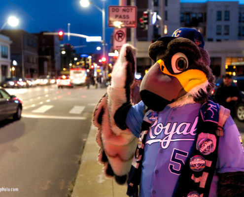 Kansas City Royals Cosplay Street Scene