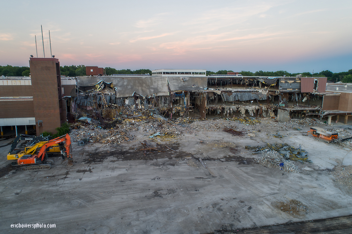 Metcalf South Mall Demolition Progress Photos