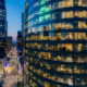 H&R Block Building & Downtown Kansas City MO Dusk Aerials