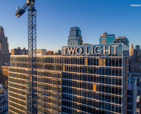 Kansas City Two Light Tower Construction Nearly Complete
