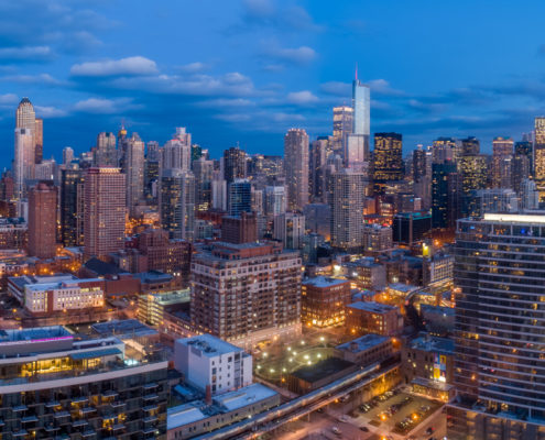 Chicago City Skyline Aerial Photos Pt 5