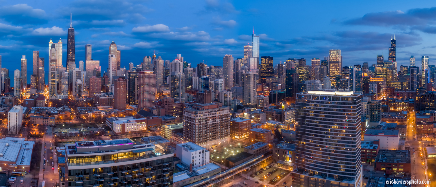 Chicago City Skyline Aerial Photos Pt 5