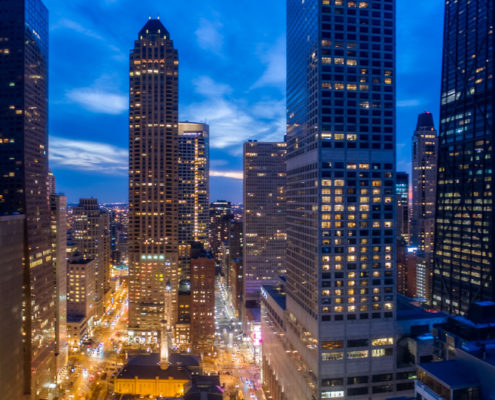 Chicago City Skyline Aerial Photos Pt 6