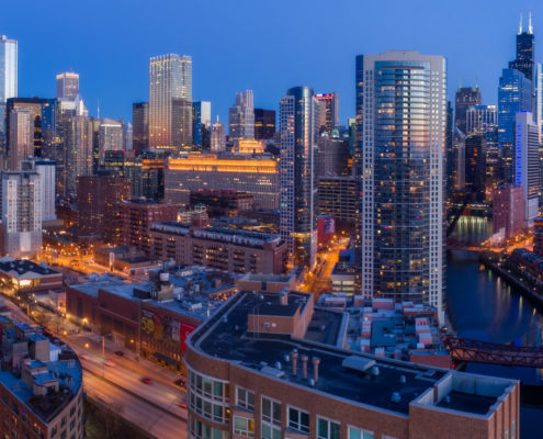 Chicago City Skyline Aerial Photos Pt 3