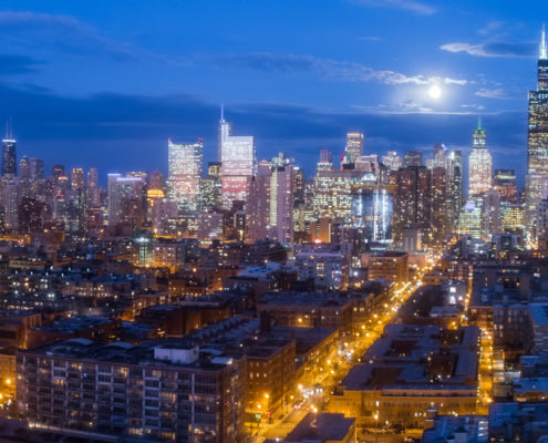 Chicago City Skyline Aerial Photos Pt 1
