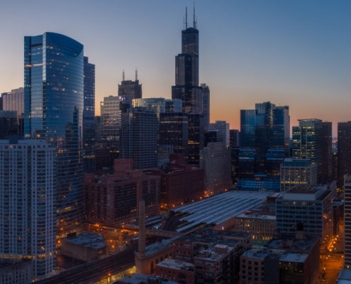 Chicago City Skyline Aerial Photos Pt 8