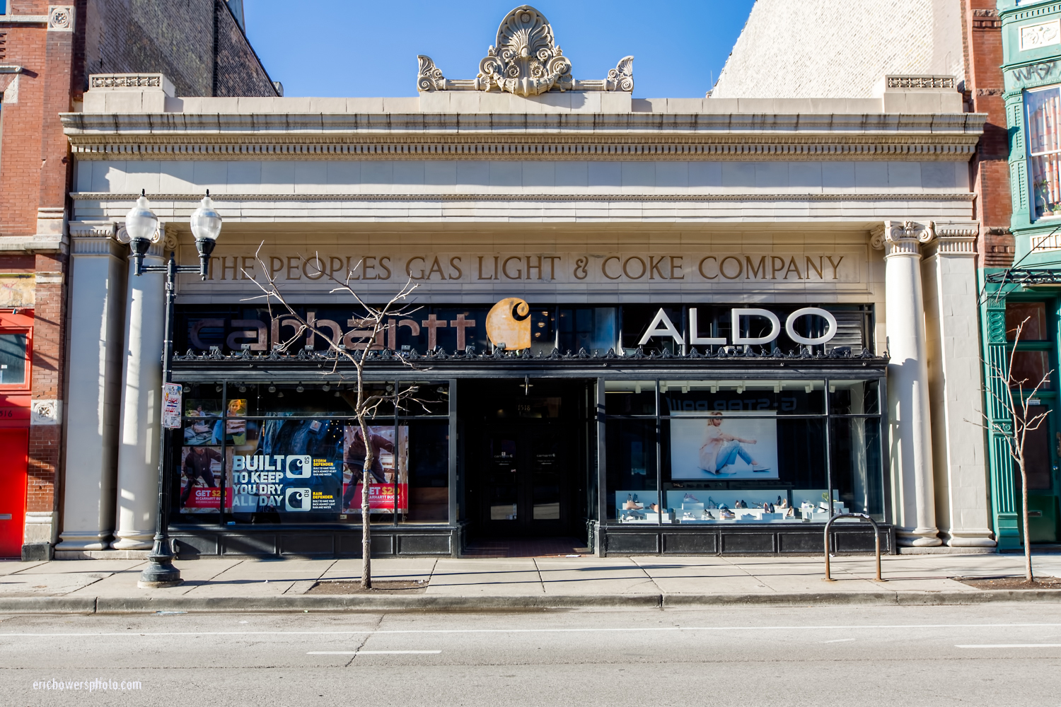 Chicago Historic Storefront Building on Milwaukee Avenue