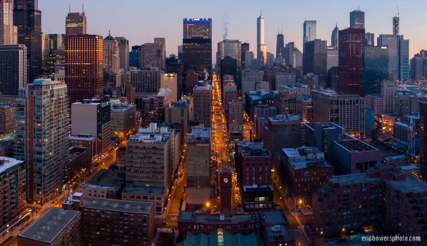 Chicago City Skyline Aerial Photos Pt 19