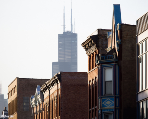 Chicago Sears Tower From Wicker Park