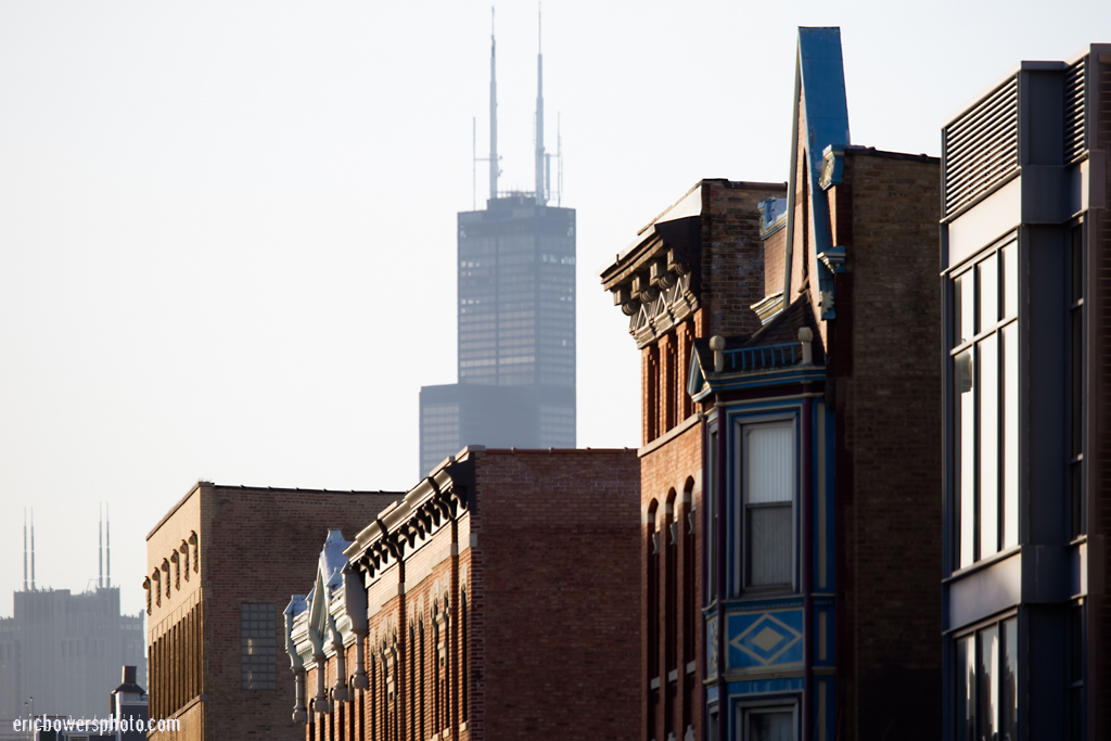 Chicago Sears Tower From Wicker Park