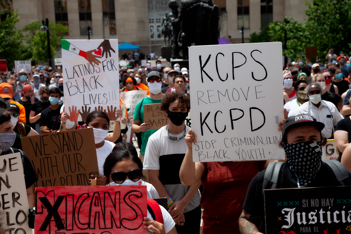 Black Lives Matter Protest at Kansas City Hall