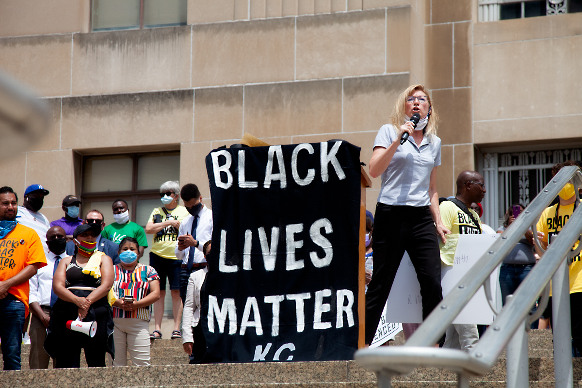 Black Lives Matter Protest at Kansas City Hall