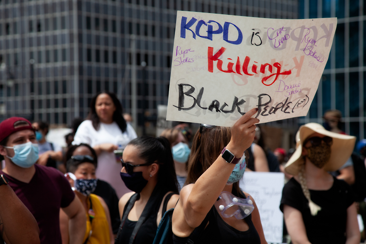 Black Lives Matter Protest at Kansas City Hall