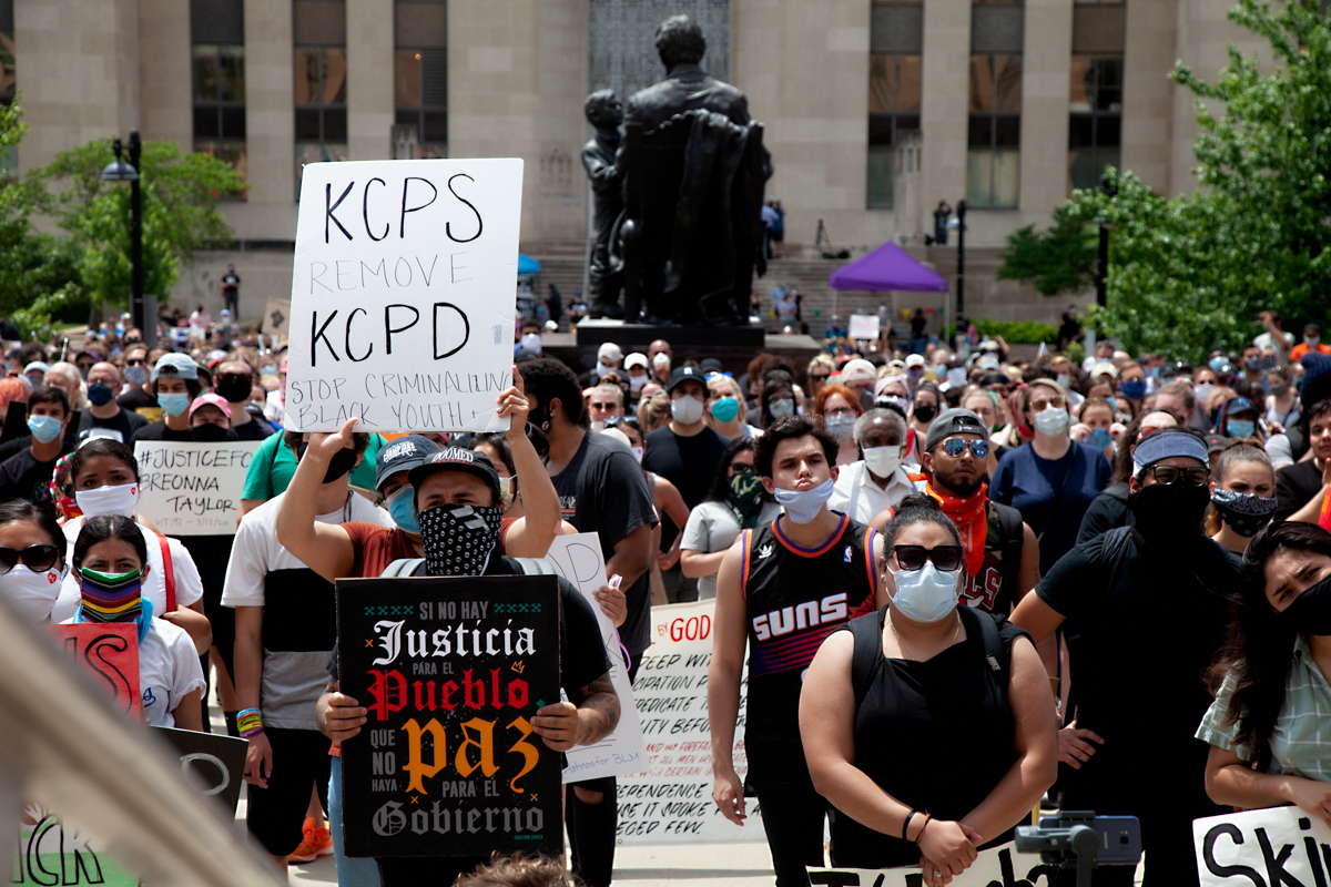 Black Lives Matter Protest at Kansas City Hall