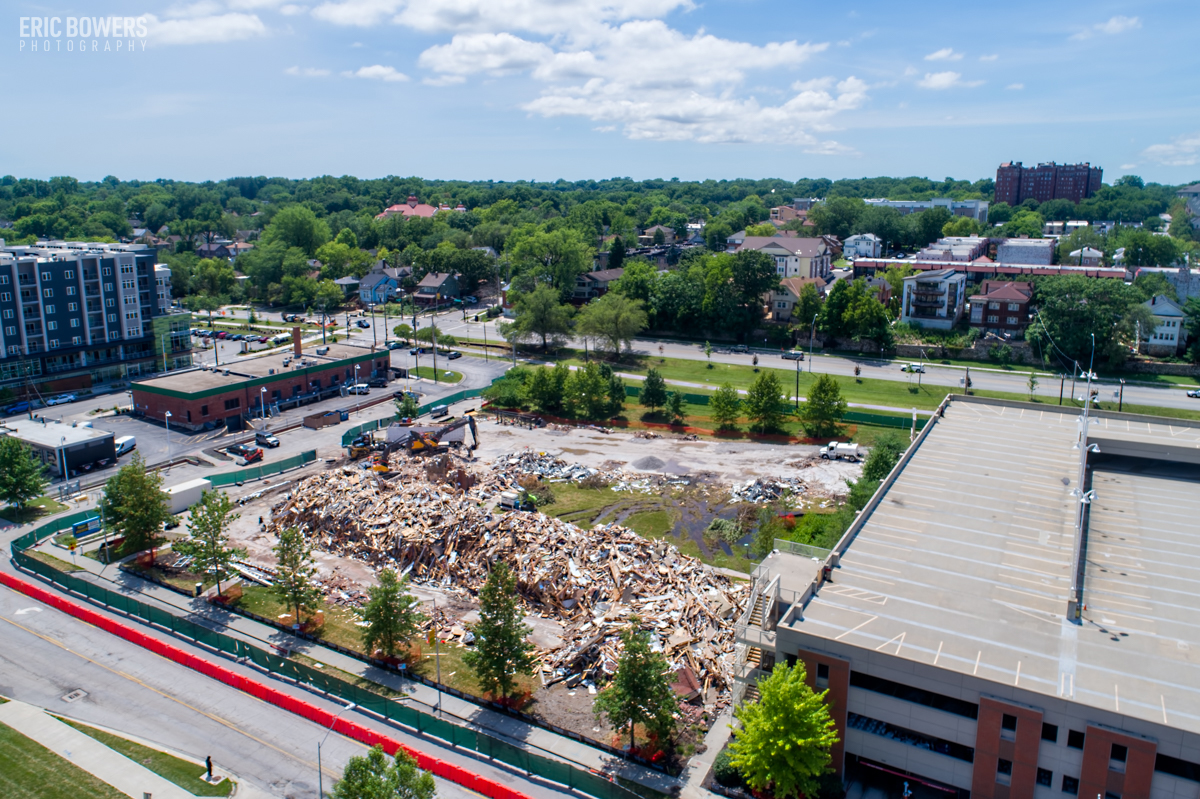 Demolition of UMKC Student Apartments