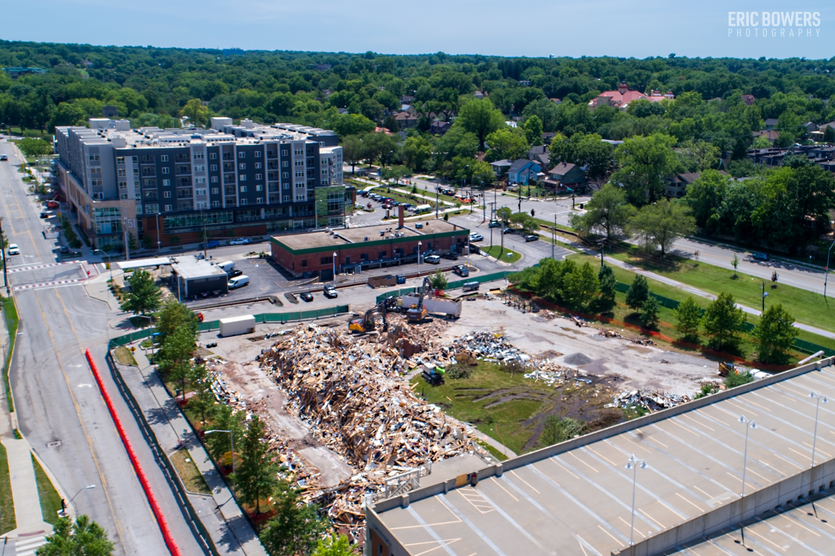 Demolition of UMKC Student Apartments